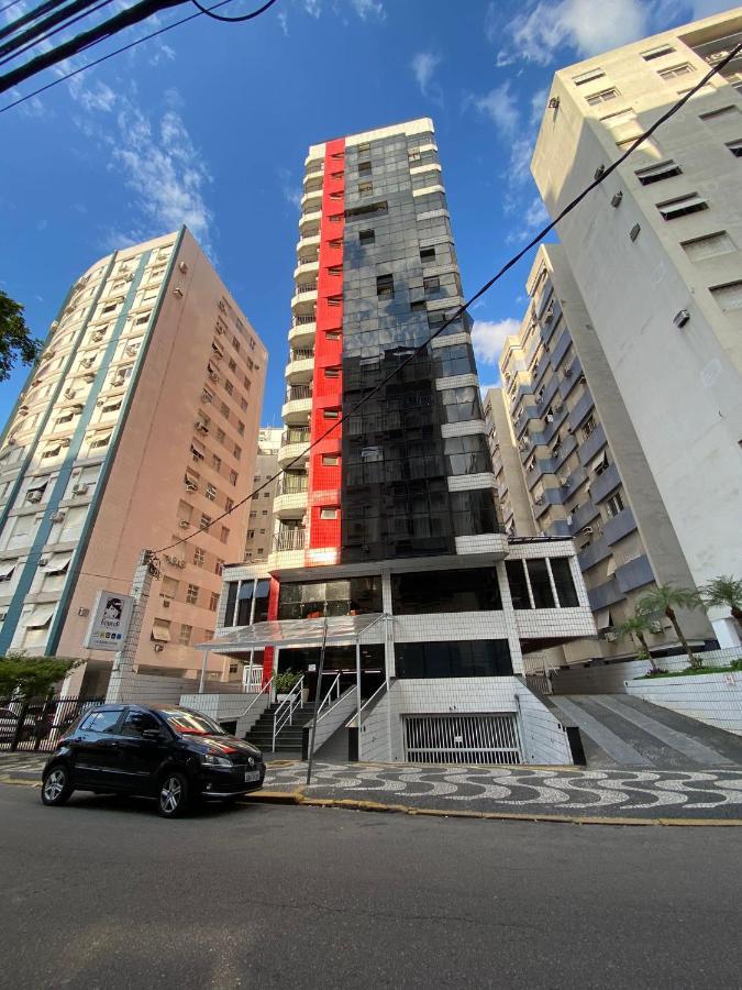 Flat - Acomoda Ate 4 Hospedes - Bairro Do Gonzaga - Santos Sp Exteriér fotografie